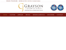 Tablet Screenshot of graysonjewelers.com